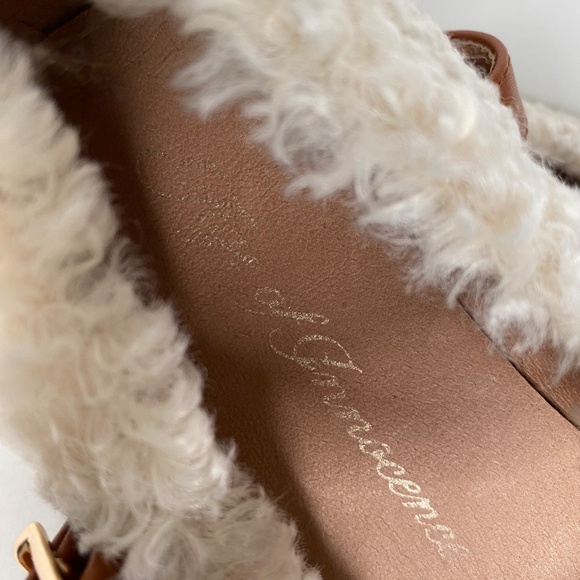 BUFFY MILK/CAMEL GIRL’S SHOES new (no box, no tags) - Picture 6 of 10